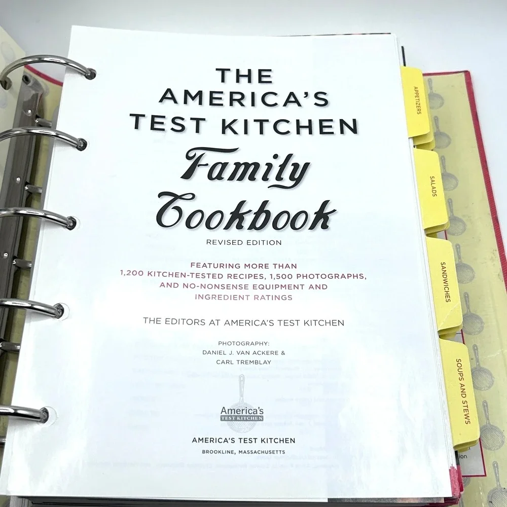 The America's Test Kitchen‎ Family Cookbook Book